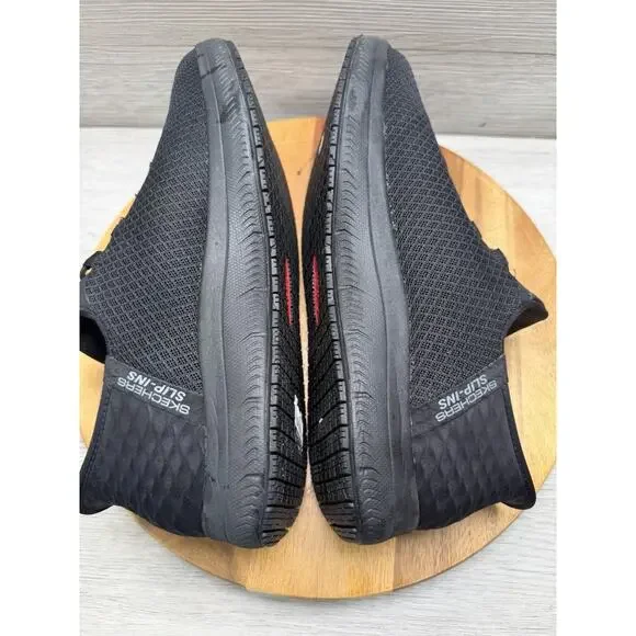 Skechers Men's Summits Colsin Slip Resistant Slip-In Sneaker 200205 BBK Size 10 - Picture 8 of 9